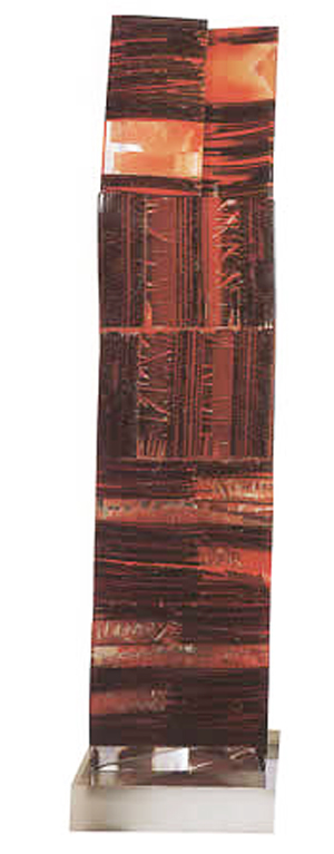 Samurai con dos cabezas 250 x 60 x 40 cm 1995